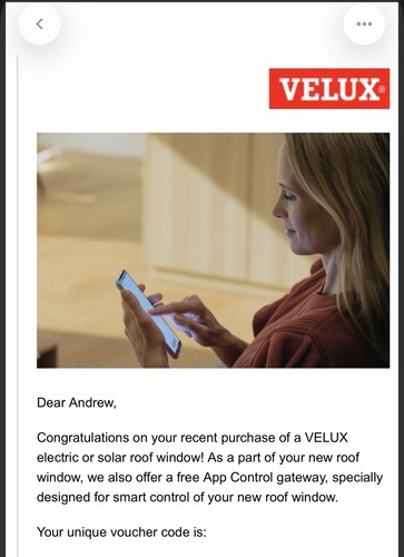 Velux kig 300 app - kig, hub